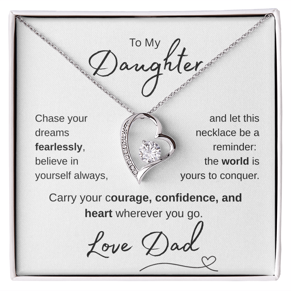Father / daughter necklace