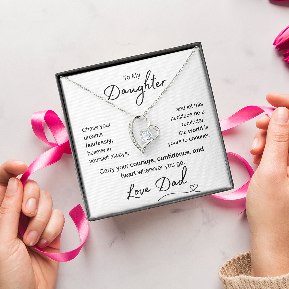 Father / daughter necklace