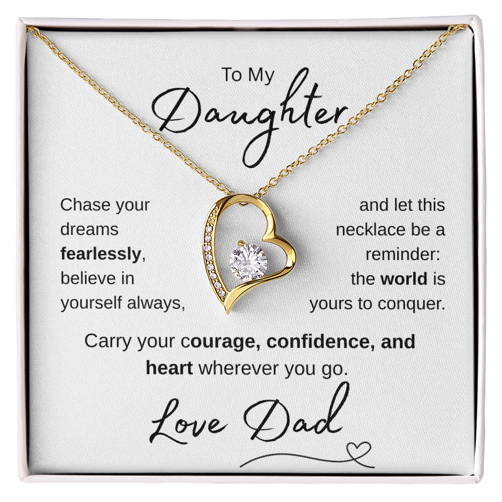 Father / daughter necklace