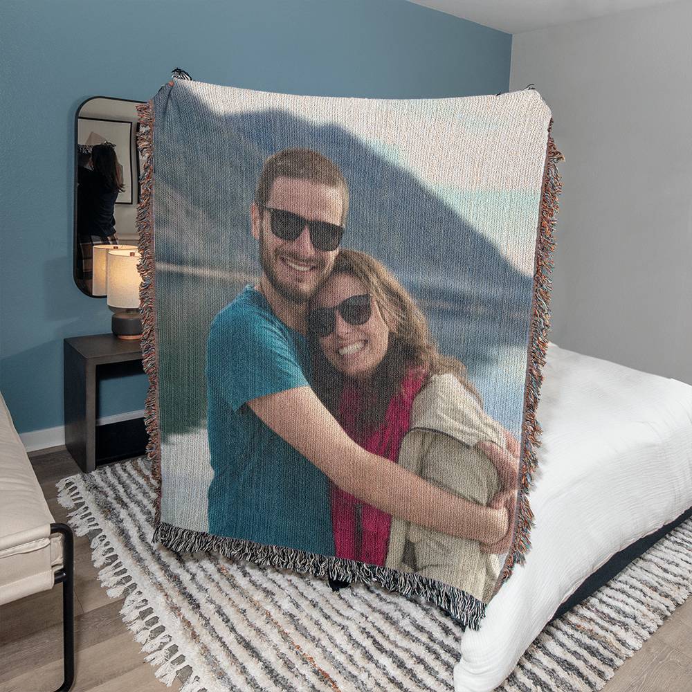 Heirloom Photo Woven Blanket (Portrait)