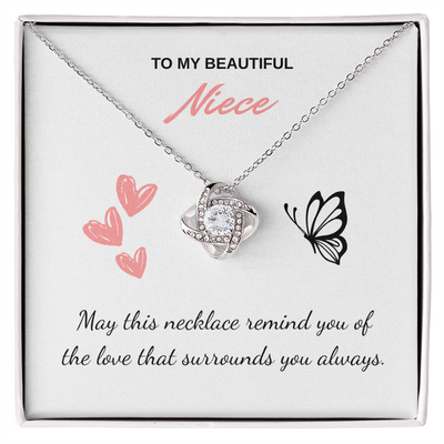 Beautiful Niece Necklace -Love Knot