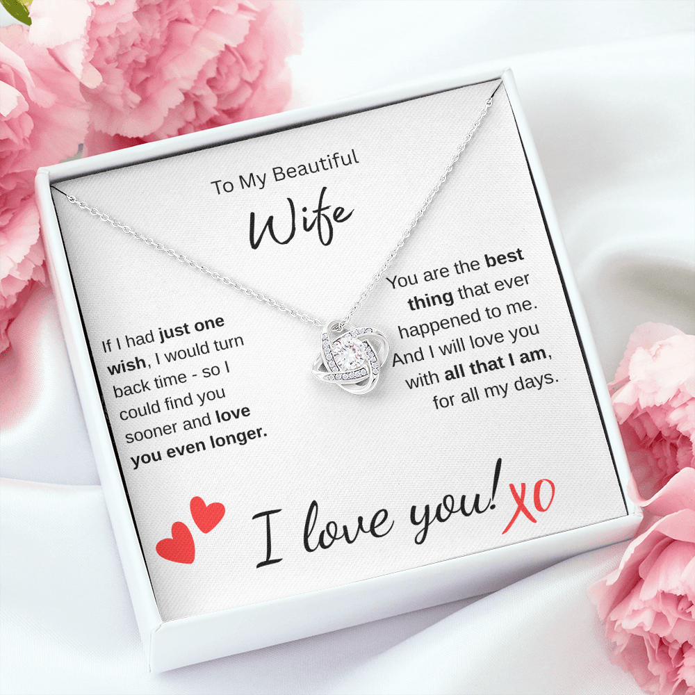 Beautiful Wife - Love Knot Pendant