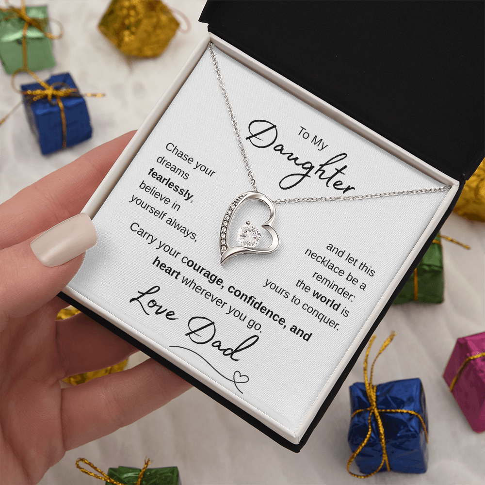 Father / daughter necklace