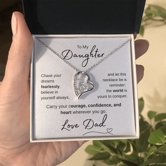 Father / daughter necklace
