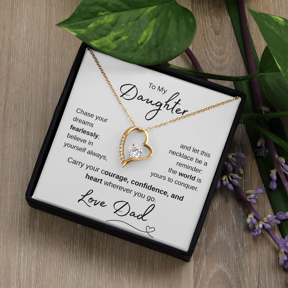 Father / daughter necklace