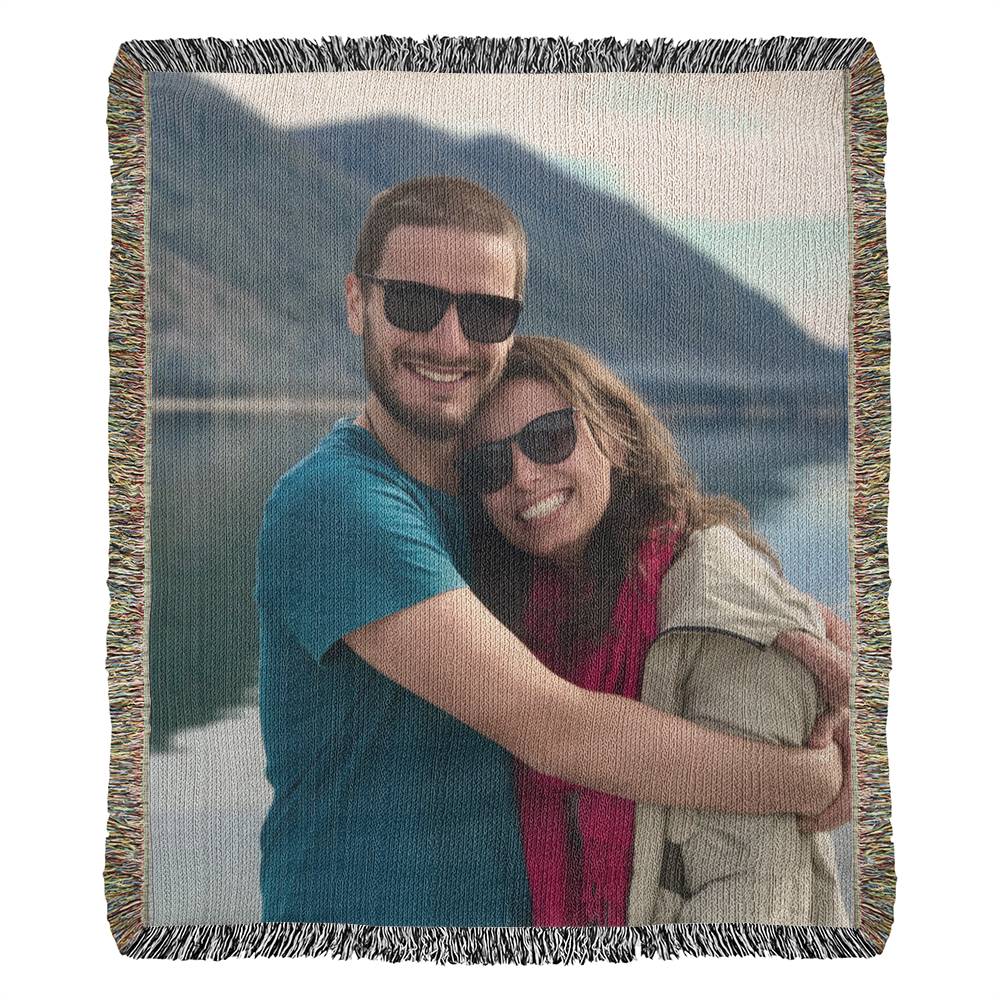 Heirloom Photo Woven Blanket (Portrait)